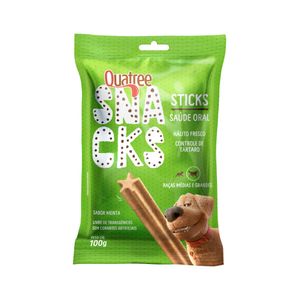 Quatree Snacks Sticks Caes Raças Médias E Grandes 100G