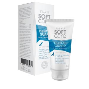 Pasta Dental Soft Care Dental Guard Suave Abrasão para Cães e Gatos 85G