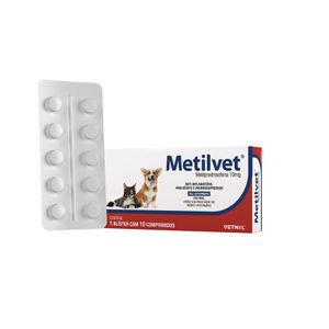 Metilvet 10Mg 10 Comprimidos