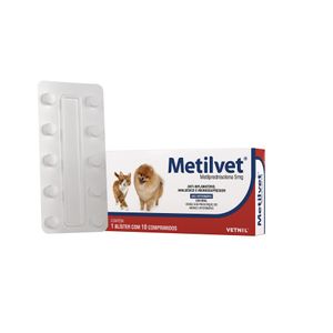 Metilvet 5Mg 10 Comprimidos