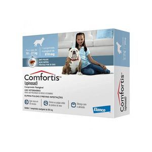 Antipulgas Comfortis 810 Mg Para Cães De 18 A 27 Kg - C/1