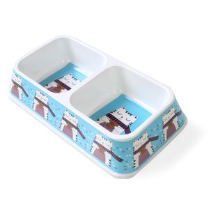 Napi Comedouro Melamina Duplo Retangular Cd-05