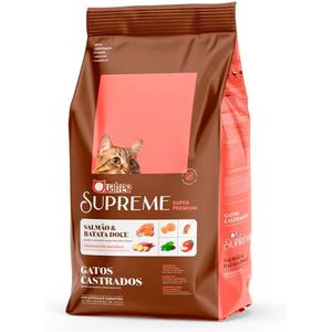 Quatree Supreme Gatos Castrados Salmão 3Kg