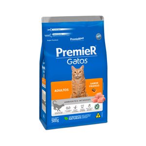 Ração Seca Premier Pet Amb Int Gatos Adultos Frango - 500G