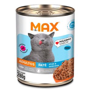 Max Cat Patê Atum E Sardinha - 280G