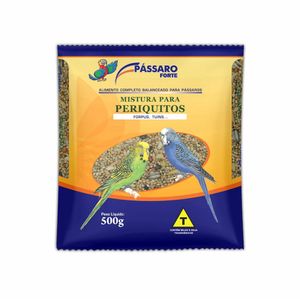 Ração Misturada Para Periquitos - 500G
