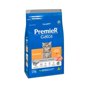 Ração Seca Premier Pet Amb Int Gatos Filhotes Frango - 1,5Kg