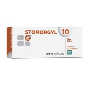 Antibiótico Stomorgyl 10 Caixa Com - 20 Comprimidos