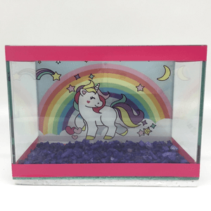 Pl Aquario 20X10X14Cm Personagem Unicornio