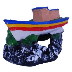 Me. Enfeite Barco Iate Encalhado Pq