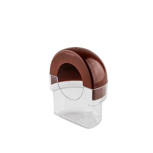 Comedouro Meia Lua Vermelho 40Ml Injetfour
