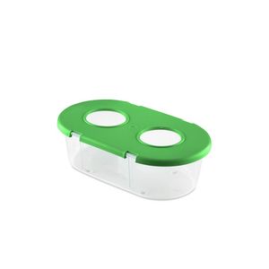 Comedouro Verde 2 Furos Md 215Ml Injetfour