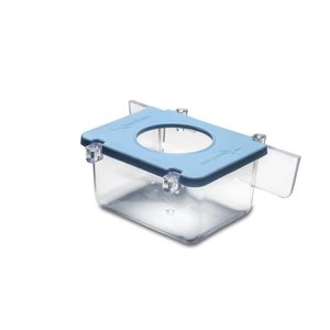 Comedouro Lateral 1 Furo Azul 35Ml Injetfour
