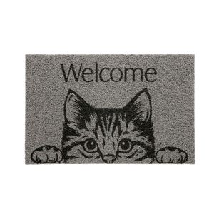 Kapazi Capacho Vinil Pet Cat Welcome 40X60 Cm