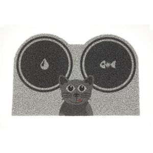 Kapazi Capacho Vinil Pet Super Print Hora Do Lanche Cat 40X60 Cm
