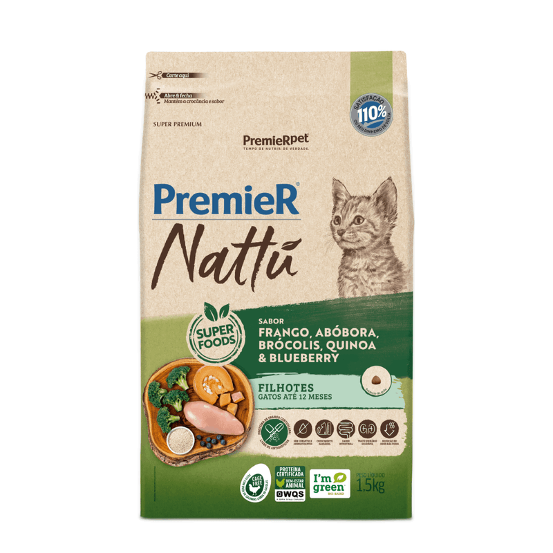Racao-Premier-Nattu-Gatos-Filhotes-Abobora-1kg-frente