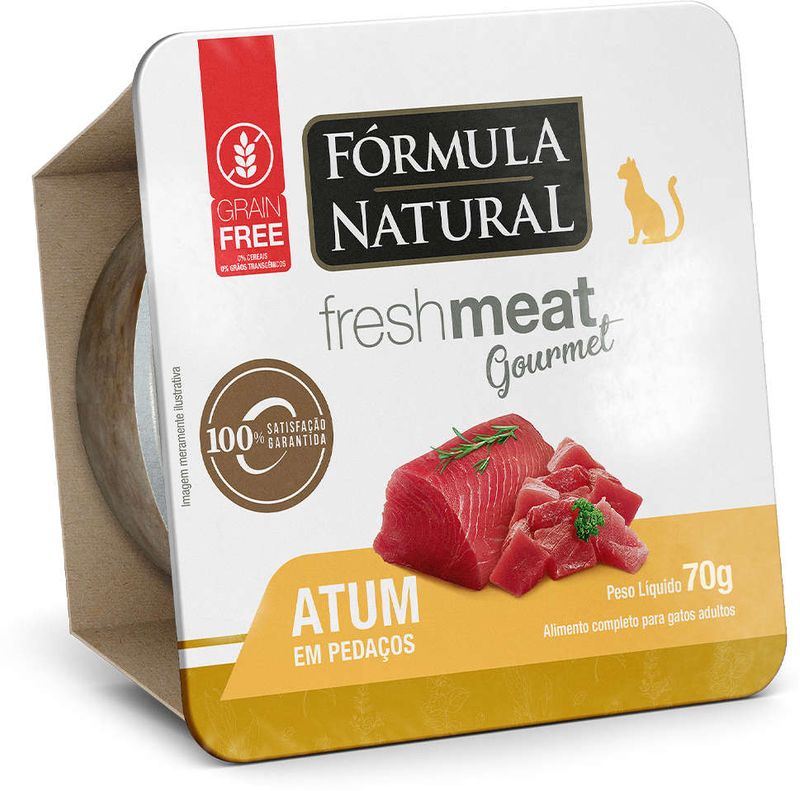 Racao_Umida_Formula_Natural_Fresh_Meat_Gourmet_Atum_em_Pedacos_para_Gatos_Adultos