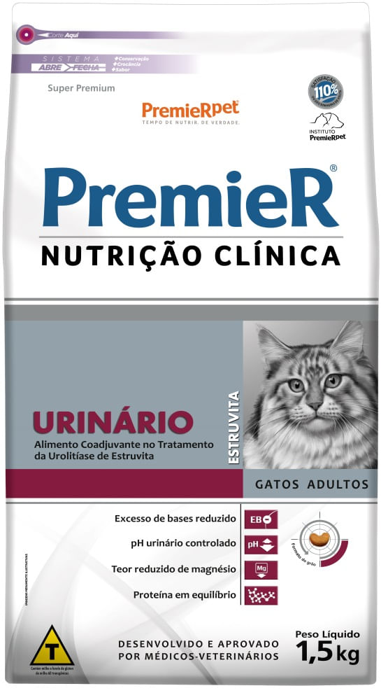 Racao-Seca-Premier-Pet-Nutricao-Clinica-Gatos-Urinary-Estruvite---15Kg