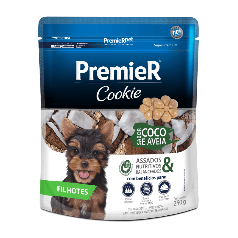 Cookie-Premier-Caes-Filhotes-Coco-e-Aveia-frente