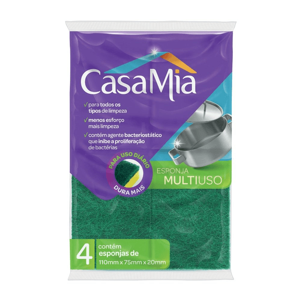 Esponja Multiuso 4 Unds