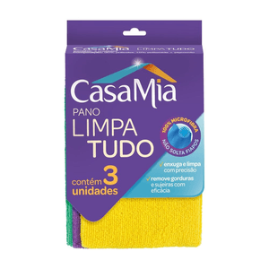 Pano Limpa Tudo C/3