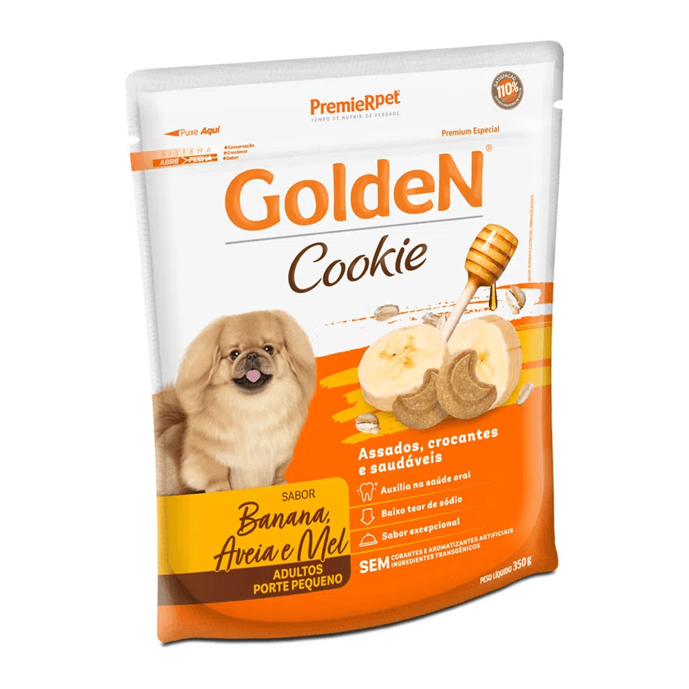 Cookie Golden Cães Adultos Aveia & Mel - 350G - American Pet