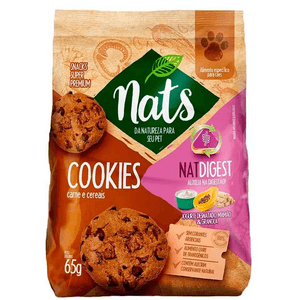 Nats Cookies De Carne E Cereais Natdigest 65G