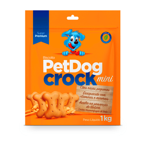 Petdog Biscoito Crock Mini 1Kg