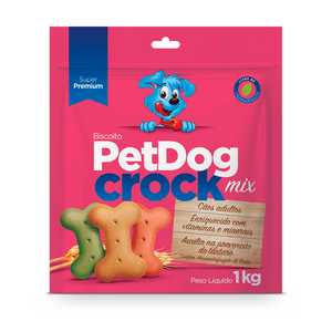 Petdog Biscoito Crock Mix 1Kg