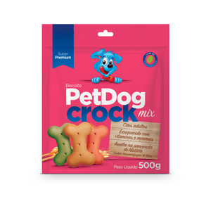 Petdog Biscoito Crock Mix 500G