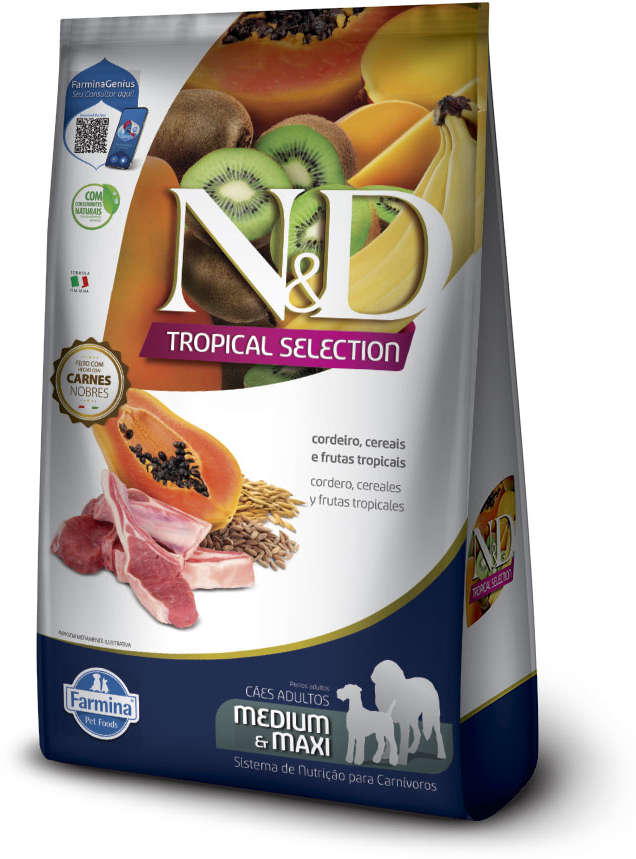 31027531364_Racao_Seca_N_D_Tropical_Selection_Cordeiro__Cereais_e_Frutas_Tropicais_para_Caes_Adultos_de_Racas_Media_-4-