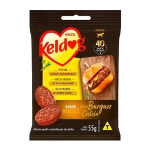Keldog Bifinho  Mini Hamburguer Costela Angus  55G