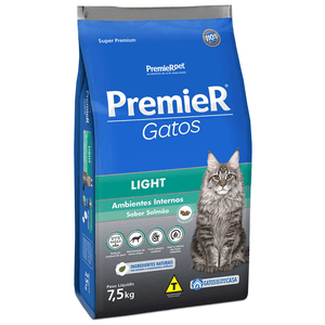 Ração Seca Premiet Pet Amb Int Gatos Adultos Light Salmão - 7,5Kg