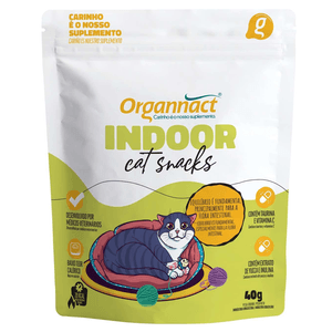 Indoor Cat Snacks Organnact 40g