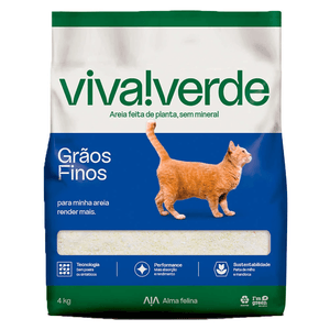 Areia Viva Verde Limpeza Plena - 4Kg