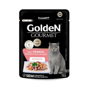 Sache Golden Gourmet Gatos Adultos Sabor Frango 70g