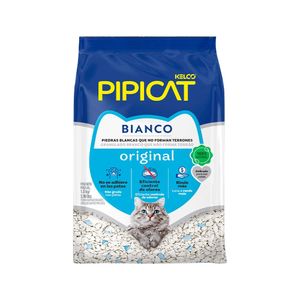 Areia Higiênica Pipicat Bianco - 1,8Kg