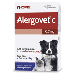 Antialérgico Coveli Alergovet C - 0,7Mg