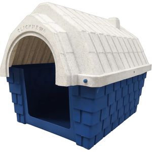 Casa Clicknew Chaminé Azul Com Mármore - Nº01