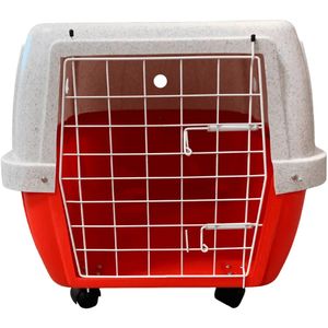 Caixa De Transporte Clicknew Vermelho Com Roda - Nº03