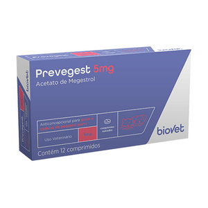 Anticoncepcional Biovet Preve-Gest  - 12 Comprimidos