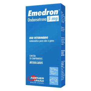 Antiemético Emedron 5mg para Cães e Gatos