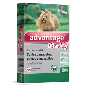 Antipulgas E Carrapatos Elanco advantage Max 3 - 0,4 Ml