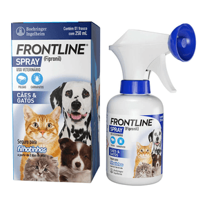 Antipulgas E Carrapatos Frontline Plus Gatos - 250Ml