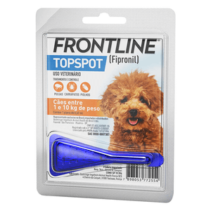 Antipulgas E Carrapatos Frontline Topspot Cães - P - até 10 Kg