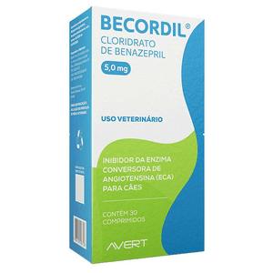 Becordil 5Mg Para Cães E Gatos - 30 Comprimidos