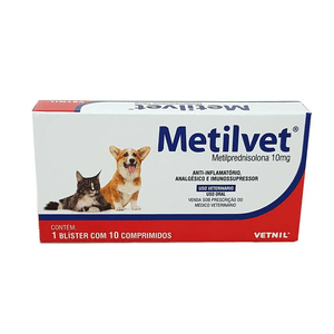 Metilvet 10Mg 10 Comprimidos