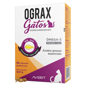 Ograx Gatos - 30 Cápsulas