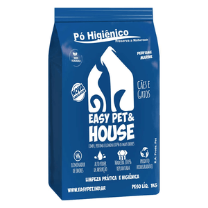 Pó Higiênico Easy Pet House Marine - 1Kg