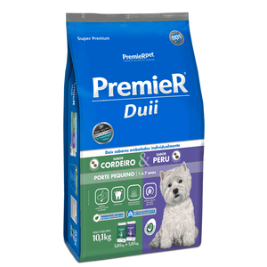 Premier Duii Cães Adultos  Sabores Cordeiro E Peru - 10,1Kg